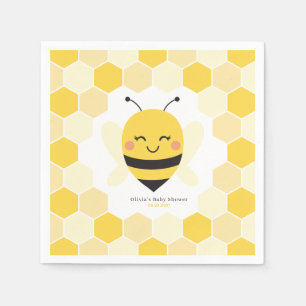BienenBaby-Dusche Napkins mit Honeycomb-Design Serviette