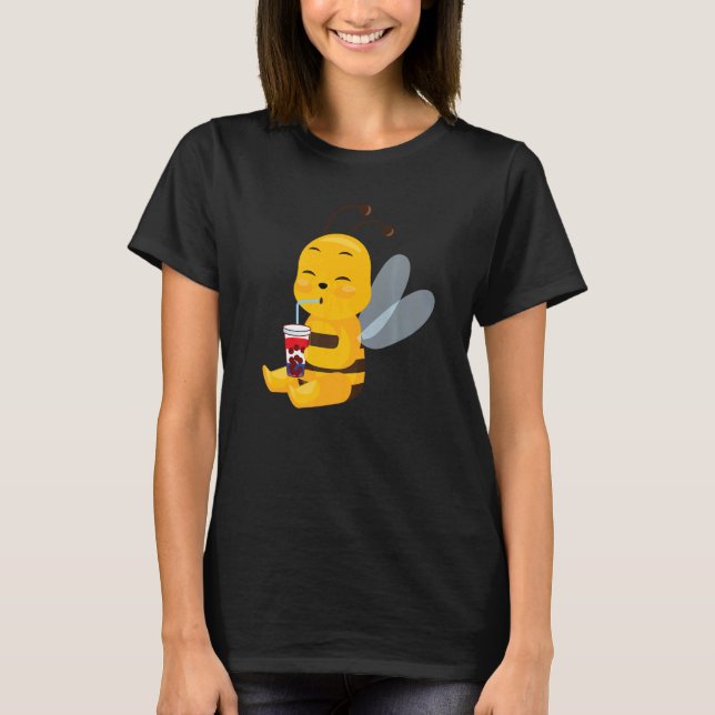 Bienenblase Tee 4. Juli Amerikanische Flagge USA (Vorderseite)