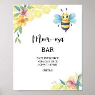 Bienenblume \ Mama-osa-Bar Poster