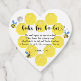 Bienenbücher für Babytickets, süß wie möglich Geschenkanhänger