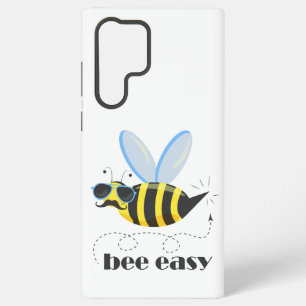 Bienencharakter mit Schnurrbart-Sonnenbrille Bee E Samsung Galaxy Hülle