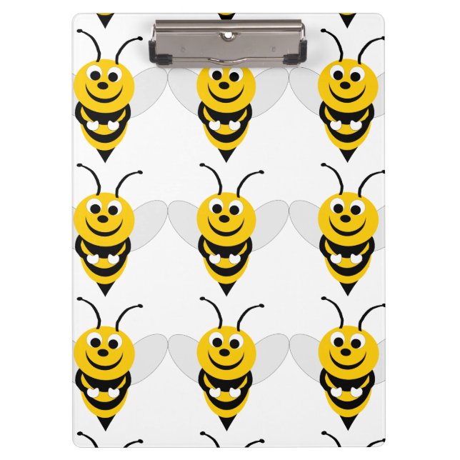 Bienendesign Klemmbrett (Vorderseite)