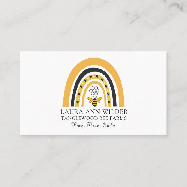 Bienenersatzkarte Visitenkarte (Vorderseite)
