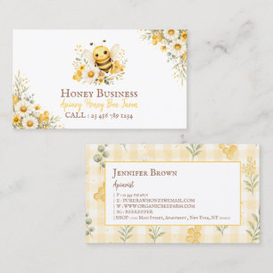 Bienenfarm-Branding Visitenkarte