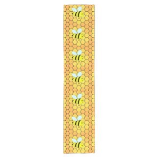 Bienenfederdesign Kurzer Tischläufer