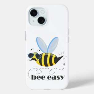 Bienenfigur mit Schnurrbart-Sonnenbrille Bee Easy Case-Mate iPhone Hülle