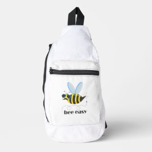 Bienenfigur mit Schnurrbart-Sonnenbrille Bee Easy Crossbody Bag