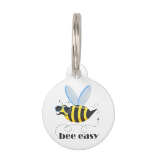 Bienenfigur mit Schnurrbart-Sonnenbrille Bee Easy Haustiermarke