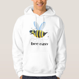 Bienenfigur mit Schnurrbart-Sonnenbrille Bee Easy Hoodie