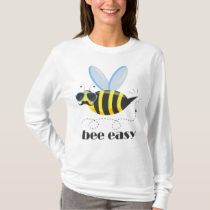 Bienenfigur mit Schnurrbart-Sonnenbrille Bee Easy T-Shirt