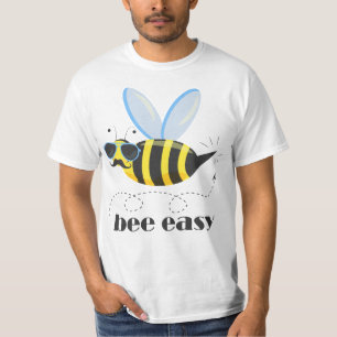 Bienenfigur mit Schnurrbart-Sonnenbrille Bee Easy T-Shirt