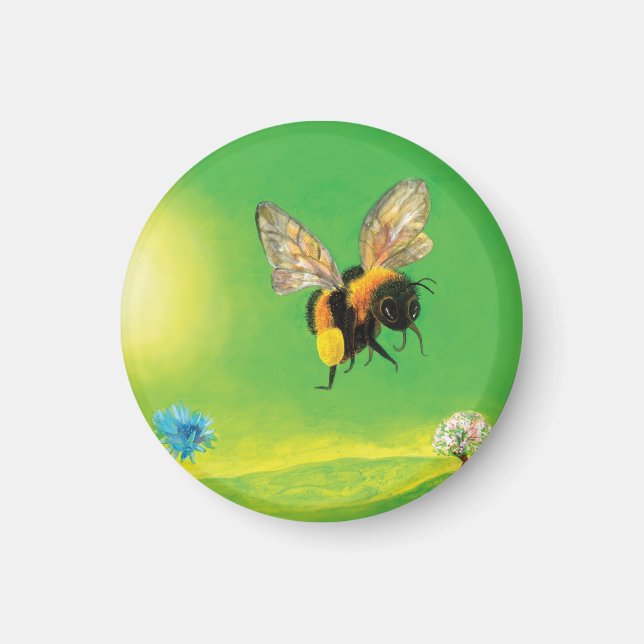 Bienenfliegerbild Magnet (Vorne)