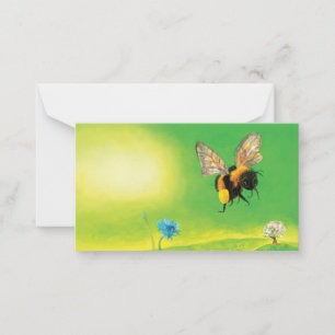 Bienenfliegerbild Mitteilungskarte