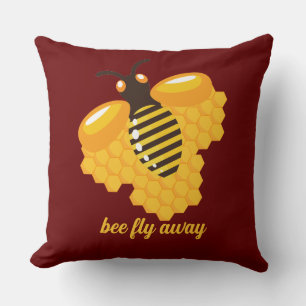 Bienenflug Kissen