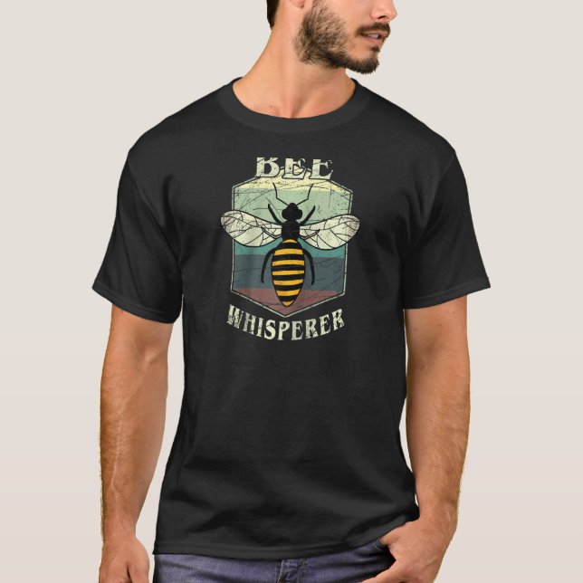 Bienenflüster Honeycomb Biene Bienenstockbese Ragl T-Shirt (Vorderseite)