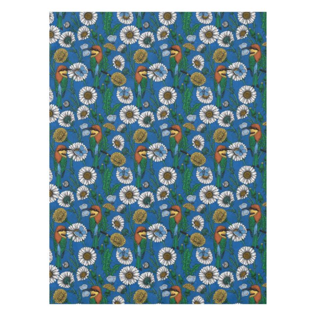 Bienenfresser auf blau tischdecke (Vorderseite)