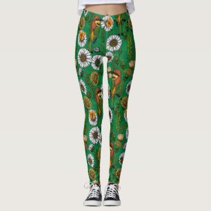 Bienenfresser auf einer Frühjahrswiese Leggings