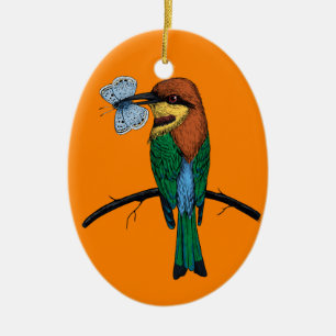 Bienenfresser Keramik Ornament