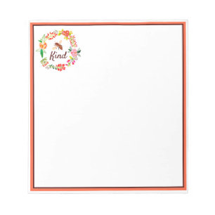 Bienenfreundliche Blumen   Notizblock