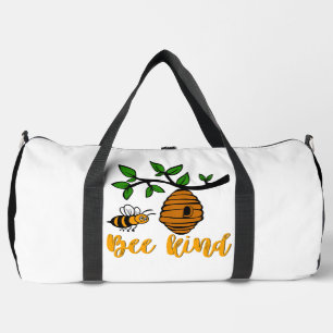Bienenfreundlicher Baum mit Bienenstock Duffle Bag