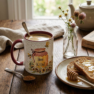Bienenfreundlicher Honigtopf Tasse