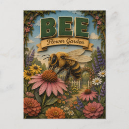 Bienengarten POPCUT Postkarte