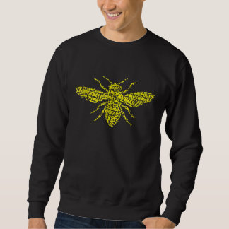 Bienengelbe Bienenkönigin für Imker Sweatshirt