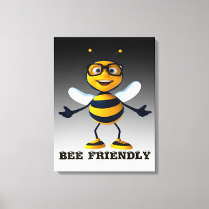 Bienengeschenke ,I Liebe Biene,Bienenzuchtgeschenk Leinwanddruck
