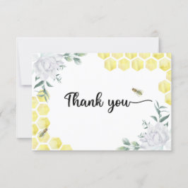 Bienengeschlecht enthüllt Dankeschön-Karte Karte