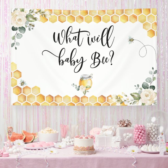 Bienengeschlecht enthüllt, was Biene als Baby beko Banner (Party)