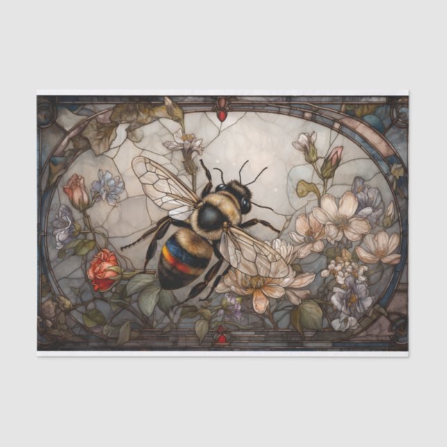 Bienenglas Seidenpapier (Vorderseite)