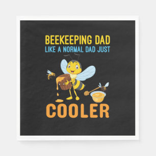 Bienenhalter Art BeeKeeping Vater Serviette