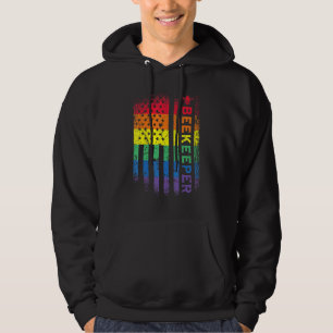 Bienenhalter - Honigbienen der amerikanischen Flag Hoodie