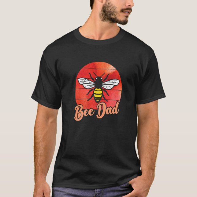 Bienenhalter Honigbienen-Vater T-Shirt (Vorderseite)