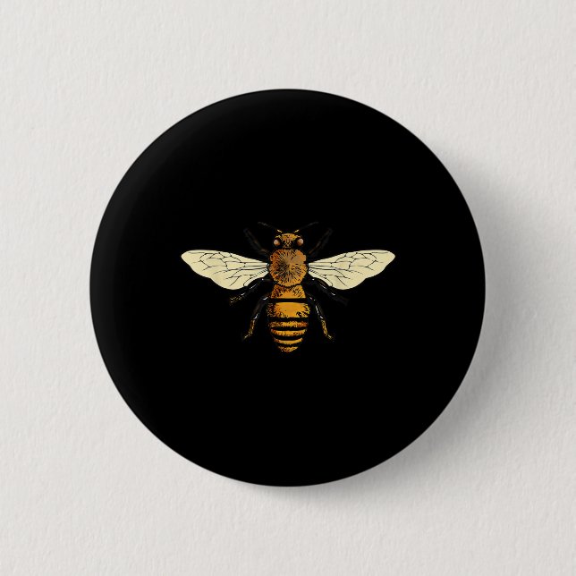 Bienenhalter I Bienenschutz Button (Vorderseite)