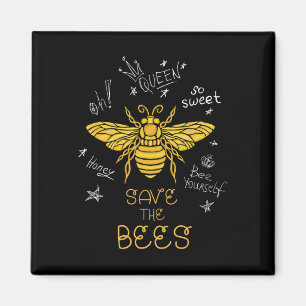 Bienenhalter im Bienenstock-Shirt Graffiti Magnet