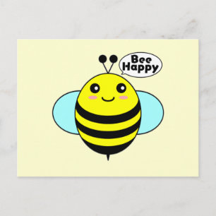 Bienenhappy 1 postkarte