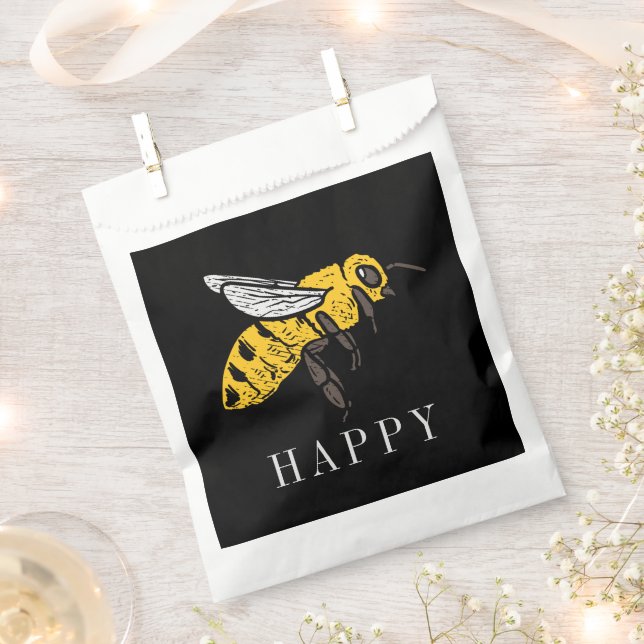 Bienenhappy Custom Insect Illustration Geschenktütchen (Ausgeschnitten)
