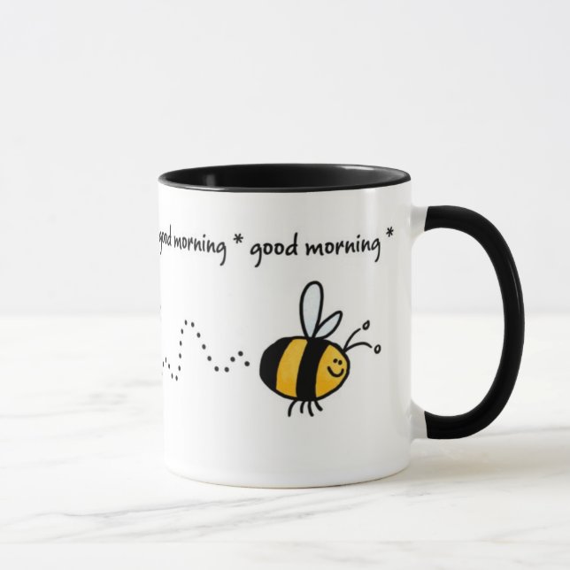 BienenhinterTasse des gutenmorgens Tasse (Rechts)