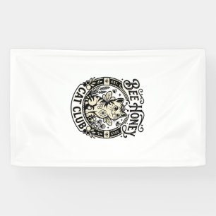 Bienenhonig-Katze Lustige Katze Grafik - Bienenhon Banner