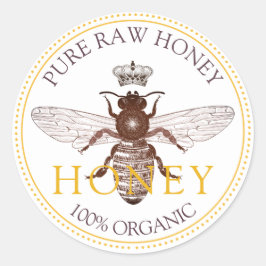 Bienenhoniglabel Runder Aufkleber
