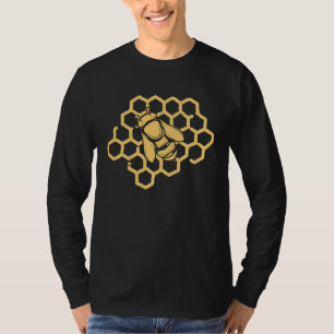 Bienenhonigwabe Imkerei Imker Bienen T-Shirt