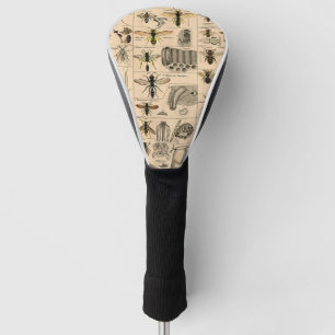 Bieneninsekt-Bug Wasp Naturbienen Malerei Golf Headcover