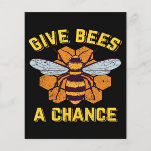 Bienenkäfer Gestaltungsgeschenke ,I Liebe Bienenho Flyer