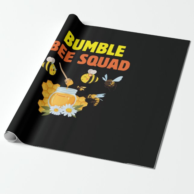Bienenkirche Art Humble Squad 2 Geschenkpapier (Ungerollt)