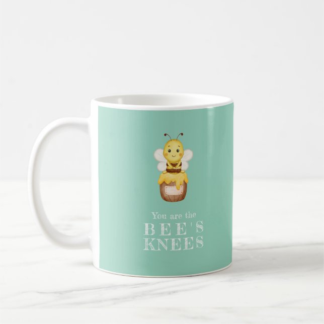 Bienenknochen-Valentinstag-Tasse Kaffeetasse (Links)