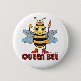 Bienenkönigin Button