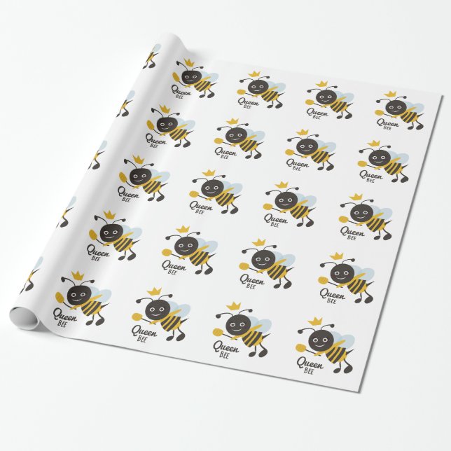 Bienenkönigin Geschenkpapier (Ungerollt)