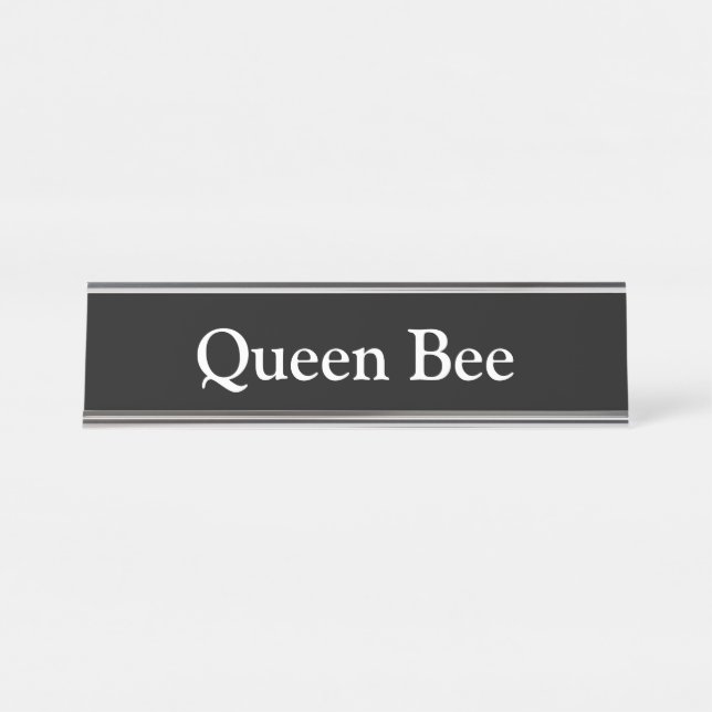 Bienenkönigin, Schreibtischnamensplakette (Vorderseite )