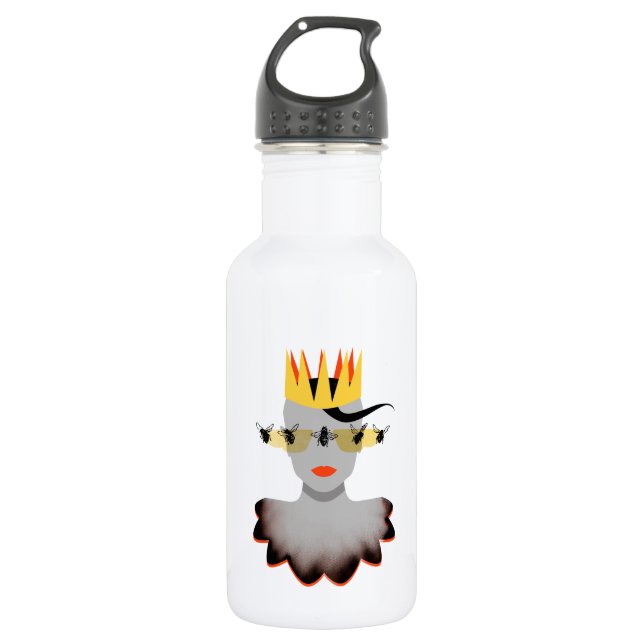 Bienenkönigin Trinkflasche (Vorderseite)